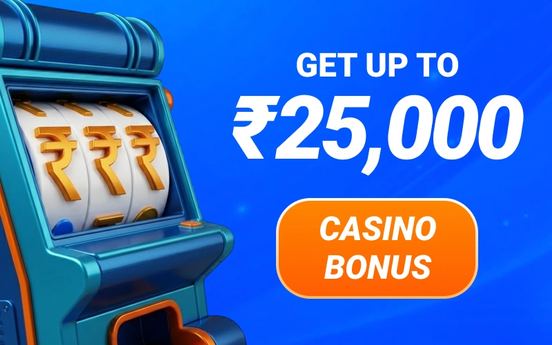 Claim casino welcome bonus to play slots at Indibet.