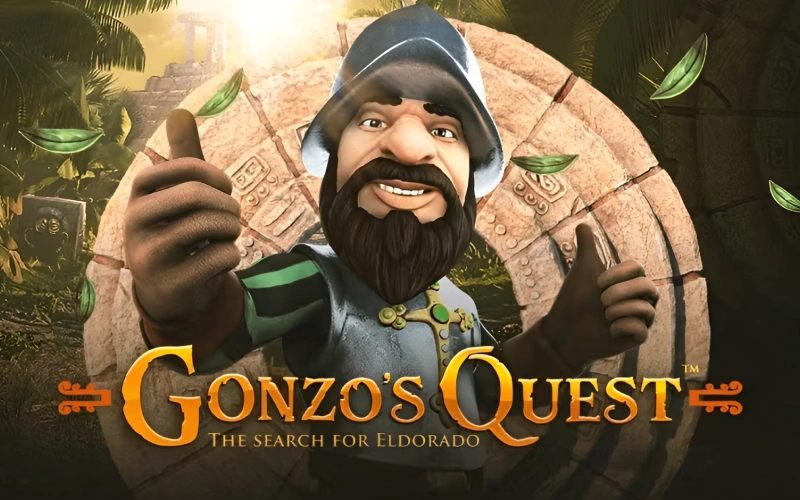 Join the jungle adventure in the Gonzo's Quest slot game at Indibet.