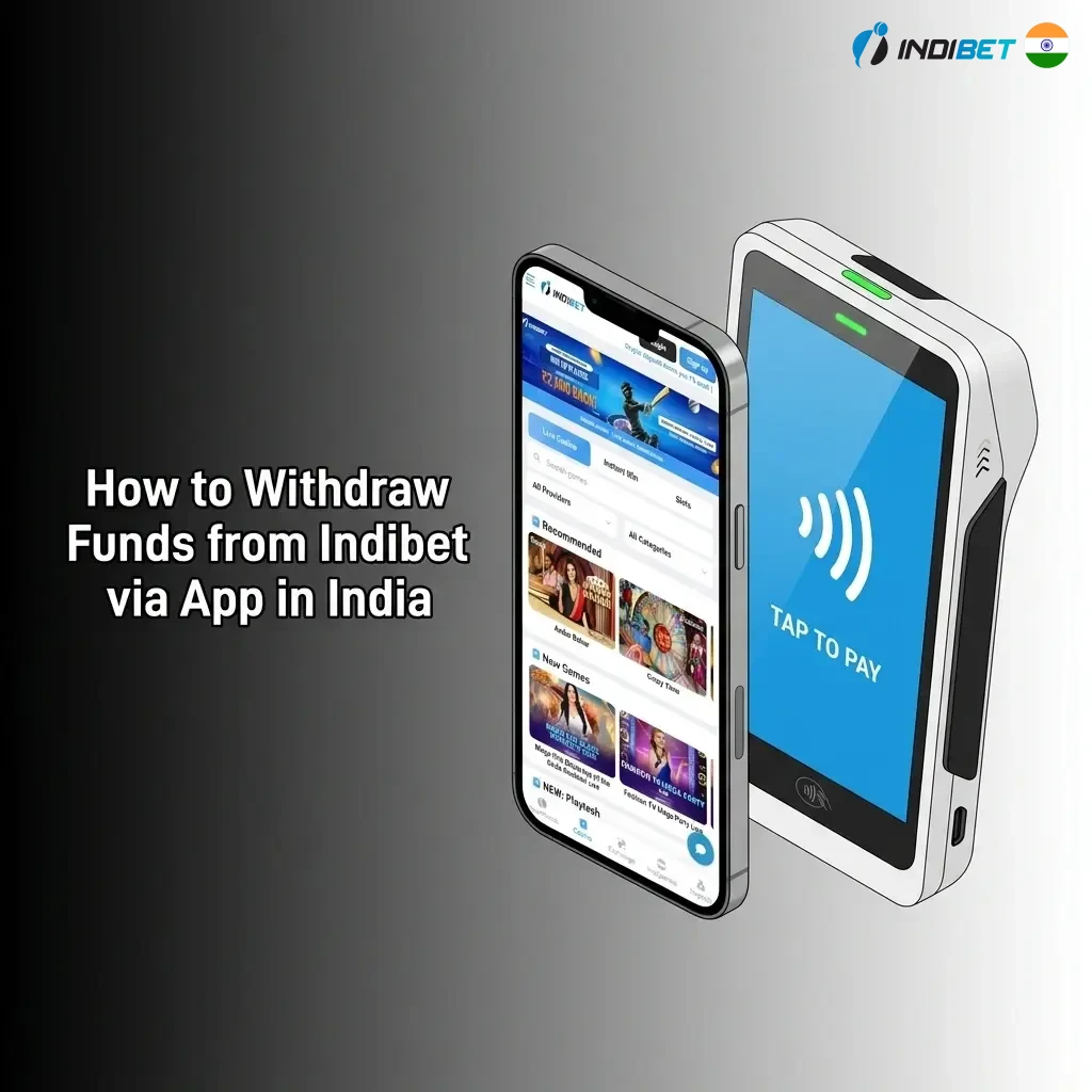 Indibet app withdrawal steps in India showing UPI, Paytm, and Google Pay payout options for verified players
