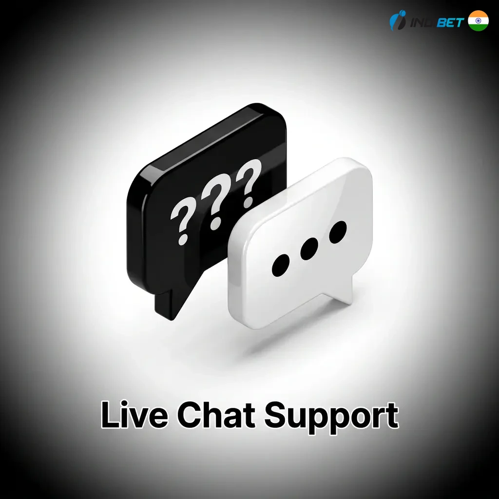 Indibet live chat support available 24/7 connecting users with trained agents in English and Hindi within 60 seconds