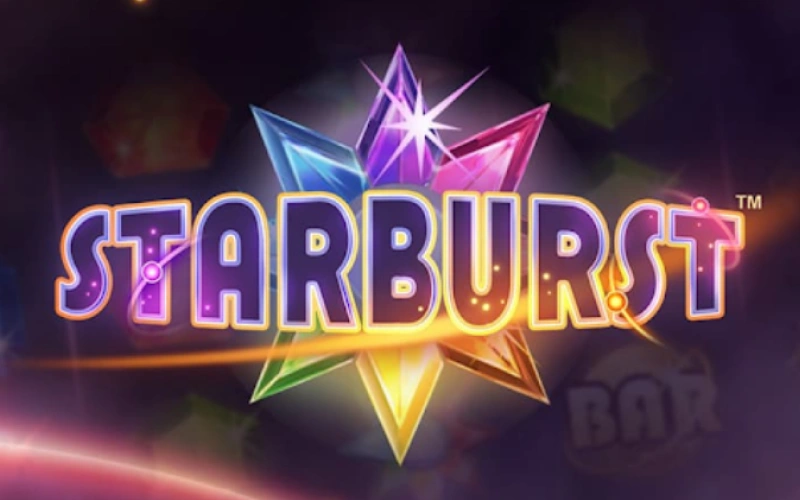Enjoy the sparkling rewards of the classic Starburst slot on Indibet.